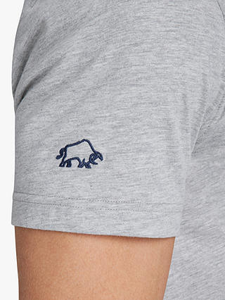 Raging Bull RB International Back Print T-Shirt, Light Grey Marl