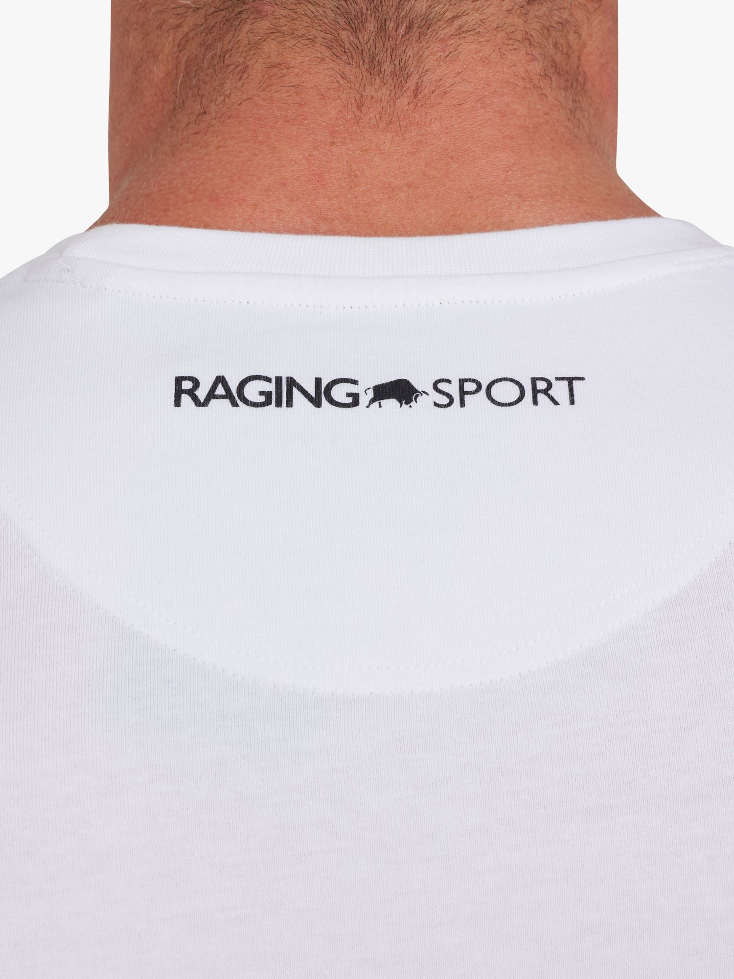 Buy Raging Bull RB Sport Halftone T-Shirt, White/Multi Online at johnlewis.com