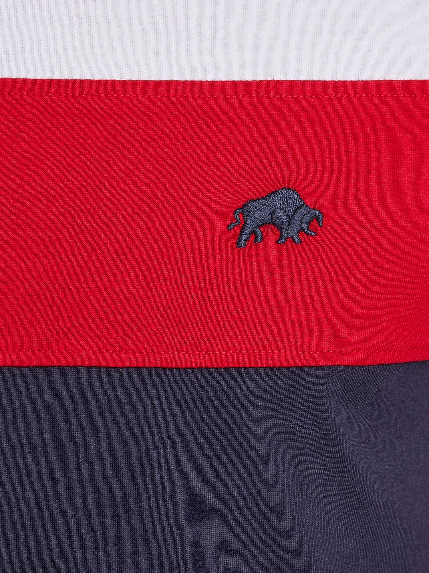 Buy Raging Bull Cut & Sew T-Shirt, Red/Multi Online at johnlewis.com