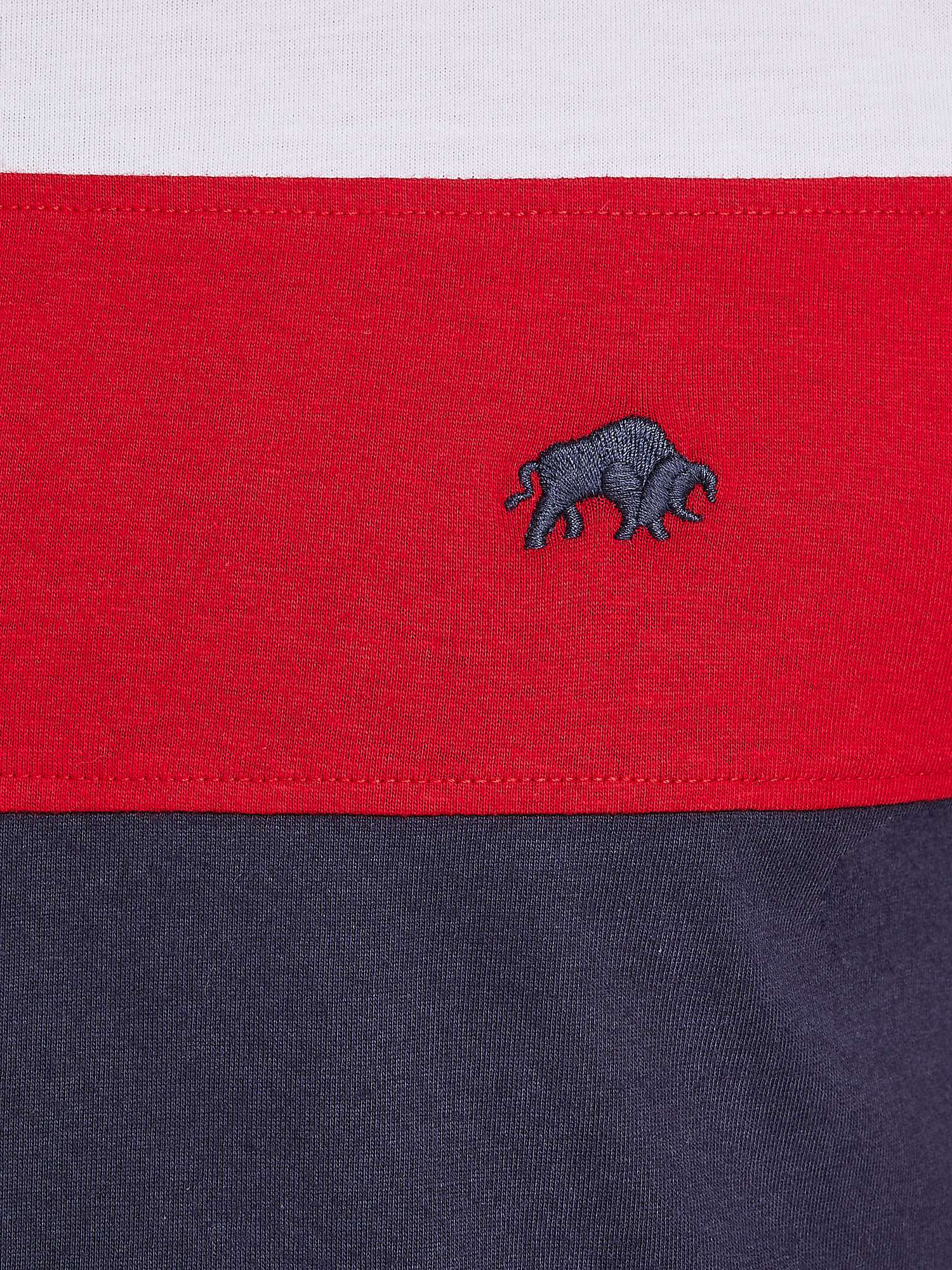 Buy Raging Bull Cut & Sew T-Shirt, Red/Multi Online at johnlewis.com