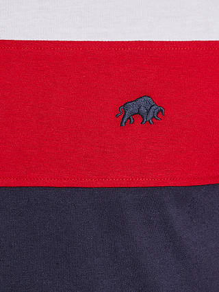 Raging Bull Cut & Sew T-Shirt, Red/Multi