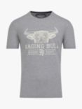 Raging Bull Rugby Dept. T-Shirt, Grey Marl