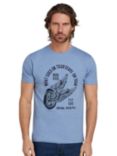 Raging Bull On Tour T-Shirt, Chambray