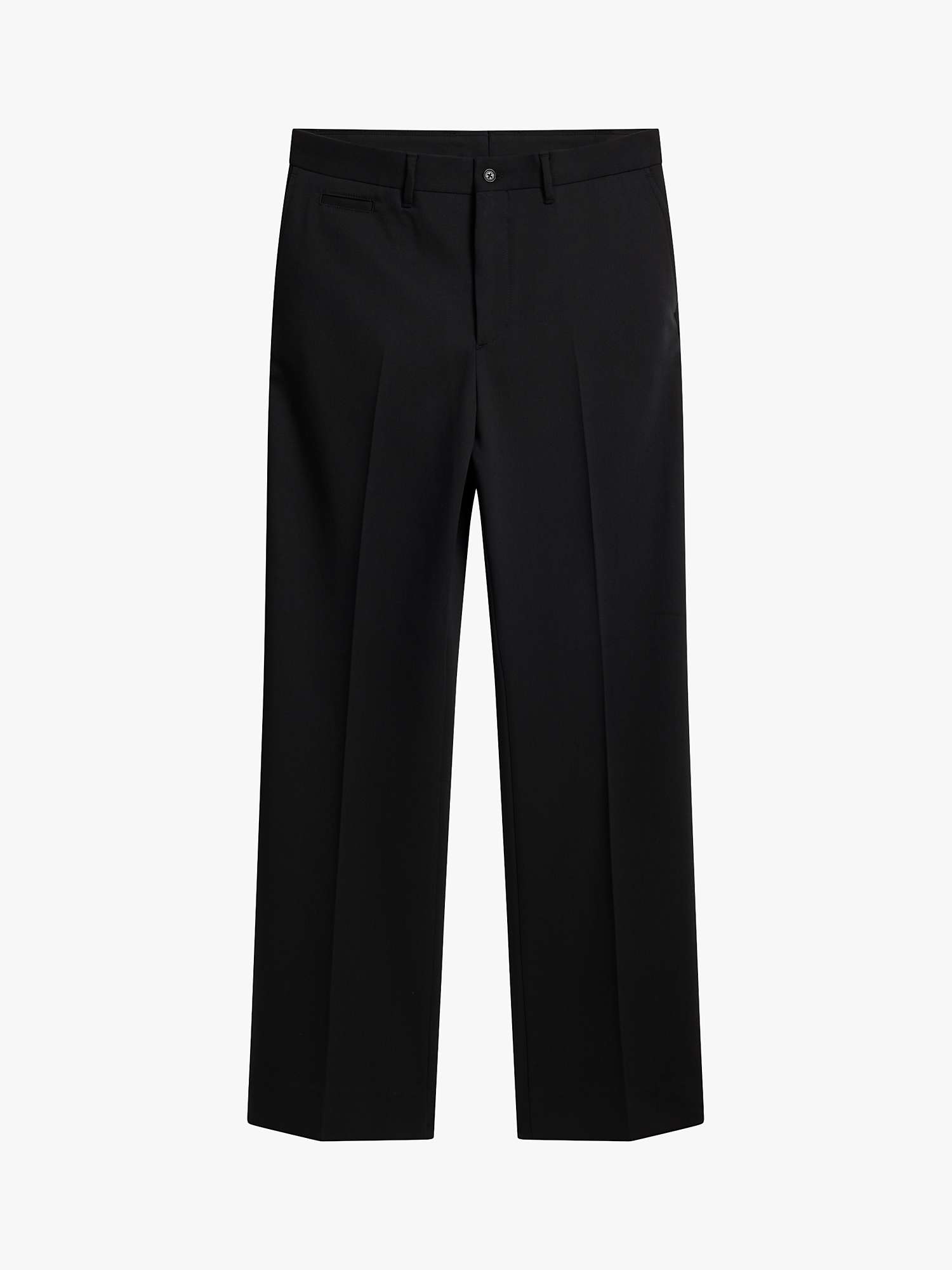 Buy J.Lindeberg Haij Comfort Cotton Trousers, Black Online at johnlewis.com