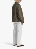 Twist & Tango Zelda Cotton Twill Oversized Jacket, Khaki