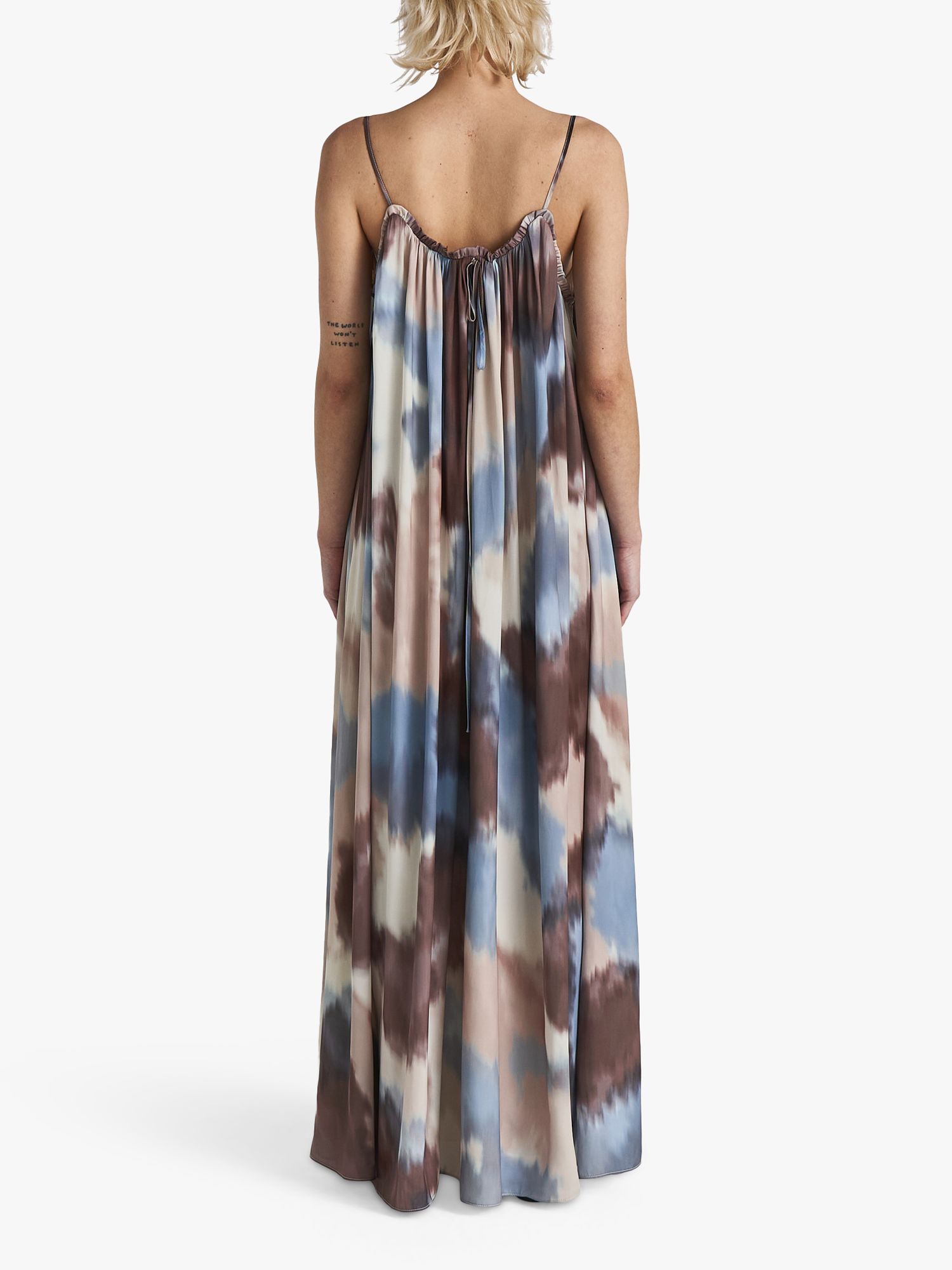 Twist & Tango Abstract Print Summer Breezy Drape Maxi Dress, Multi, 8