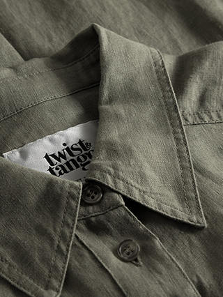 Twist & Tango Cassidy Linen Shirt, Khaki
