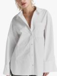 Twist & Tango Fiona Organic Cotton Oversized Shirt, White