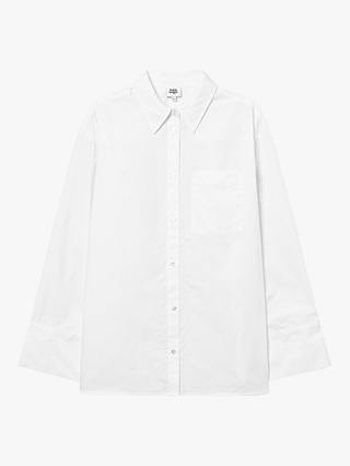 Twist & Tango Fiona Organic Cotton Oversized Shirt, White