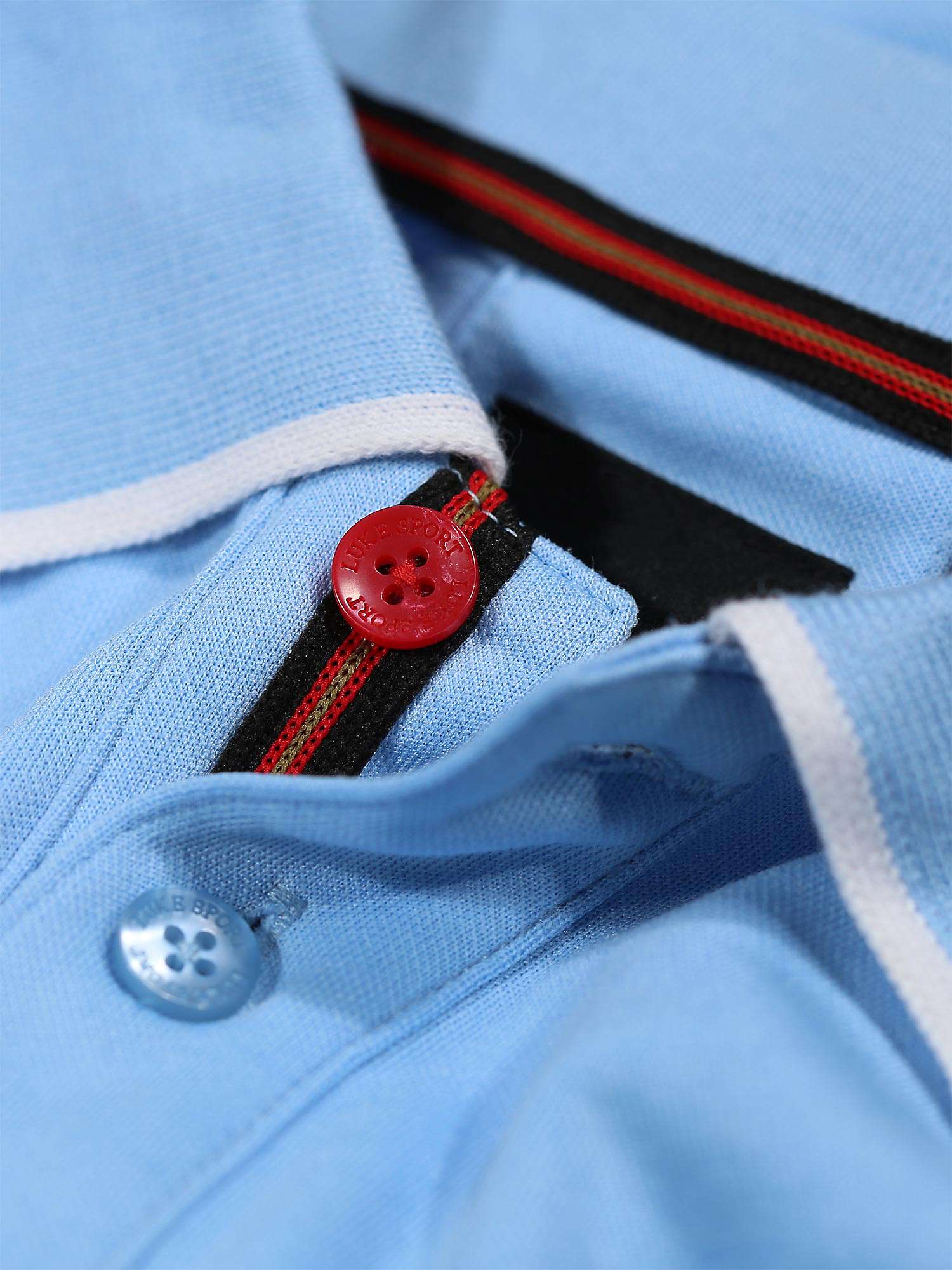 LUKE 1977 Meadtastic Polo Shirt, Sky Blue at John Lewis & Partners