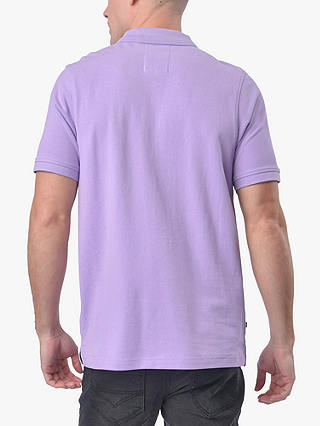 LUKE 1977 New Mead Short Sleeve Polo Top, Lavender