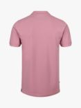 LUKE 1977 New Mead Short Sleeve Polo Top, Vintage Pink