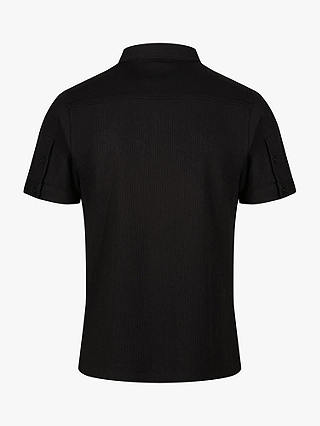 LUKE 1977 Larry Textured Shirt, Black