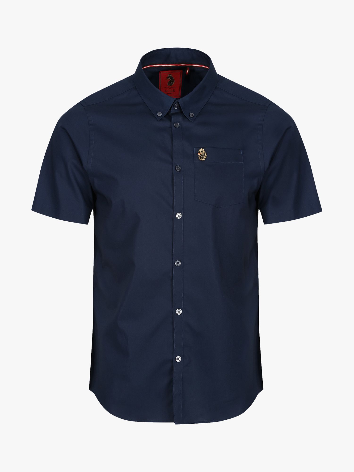 LUKE 1977 Ironbridge Short Sleeve Shirt, Navy, XXXL
