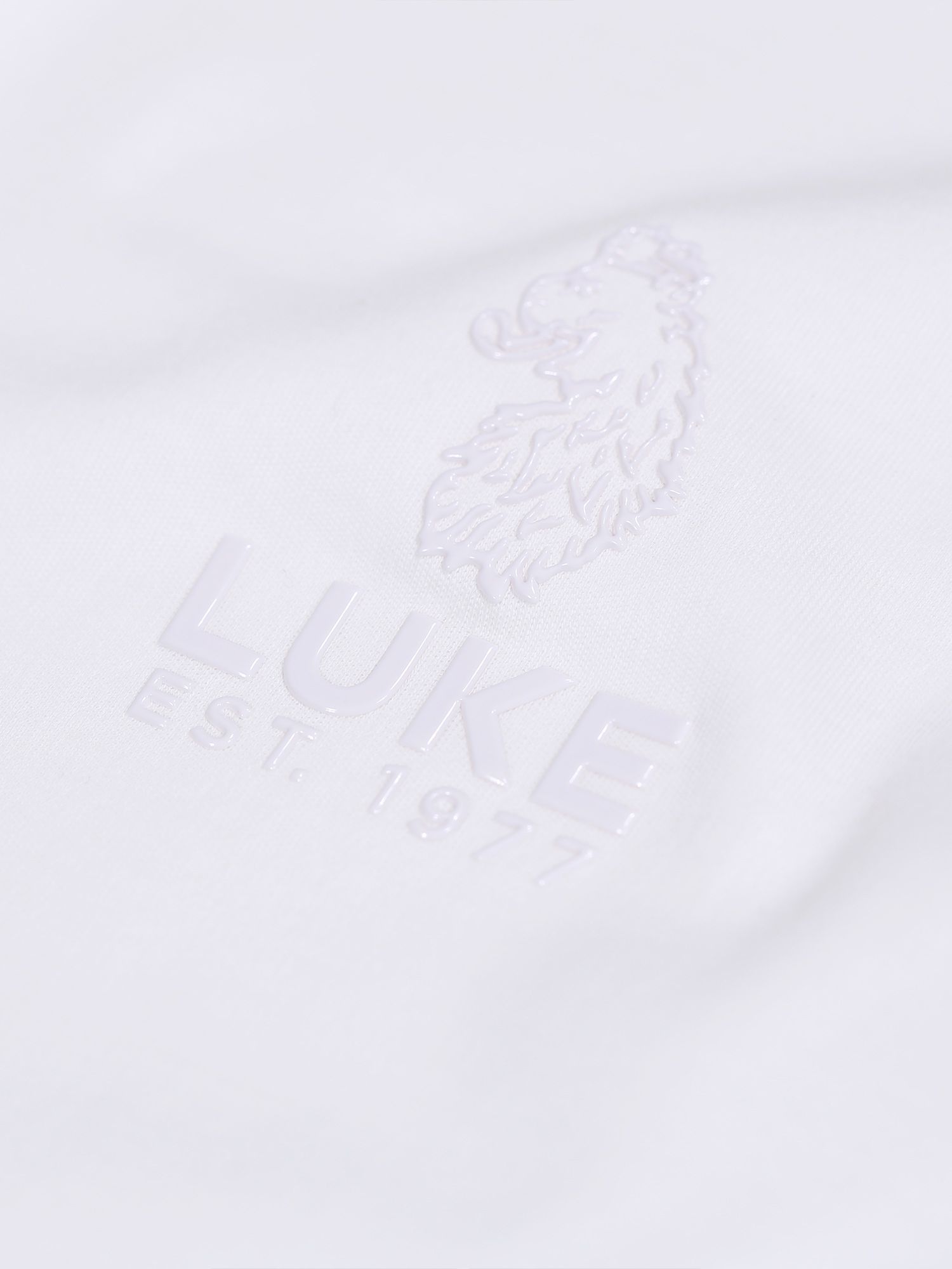 LUKE 1977 Center Fold T-Shirt, White, S