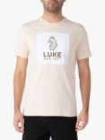 LUKE 1977 Cambodia Logo T-Shirt, Ecru