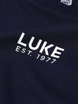 LUKE 1977 St Lucia Logo T-Shirt, Dark Navy