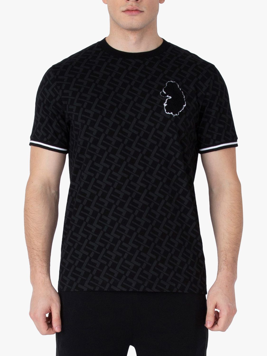 LUKE 1977 Varsity Inspired T-Shirt, Black, XL