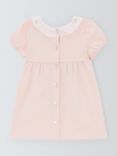 John Lewis Heirloom Collection Baby Pima Cotton Smocked Dress, Pink