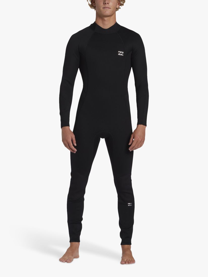 Billabong Back Zip Long Sleeve Wetsuit, Black, XL