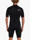 Billabong 202 Foil FL Short Sleeve Spring Wetsuit, Black, Black