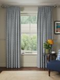 John Lewis Jaya Print Pair Lined Pencil Pleat Curtains