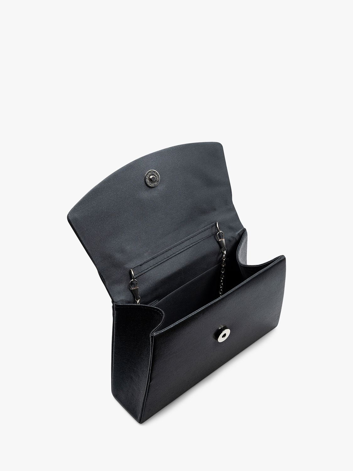 Paradox London Damelza Shimmer Top Bag, Black at John Lewis & Partners