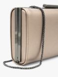 Paradox London Dasha Box Clutch Bag, Pewter