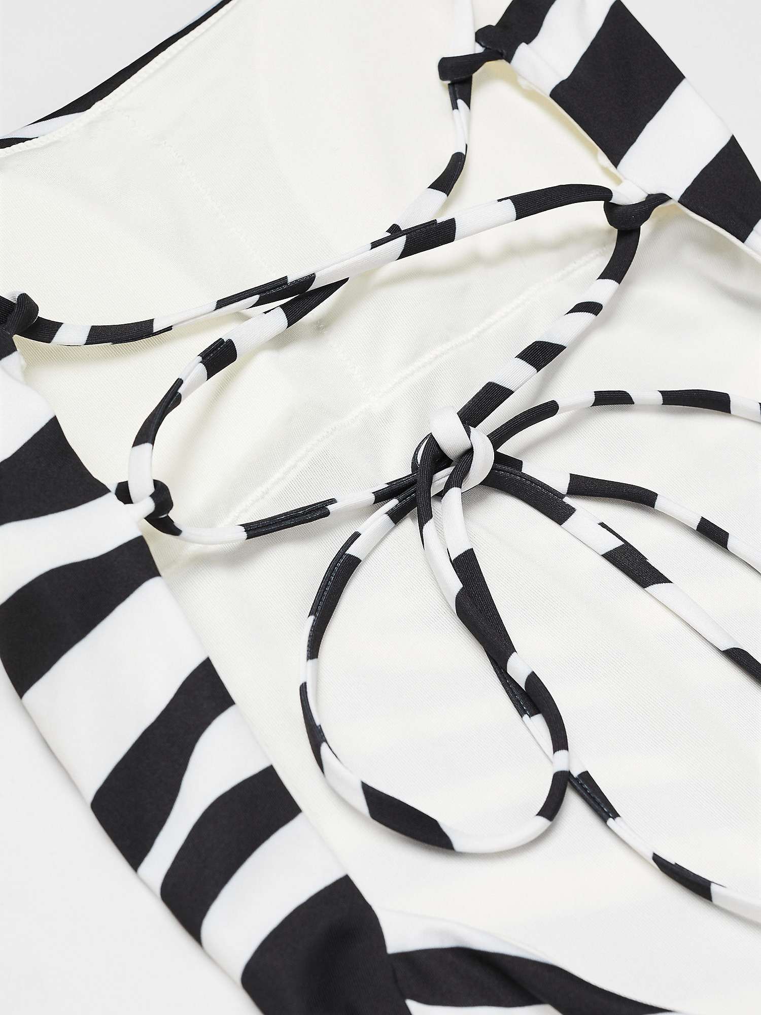 Buy Mango Animal Print Swimsuit, Black/White Online at johnlewis.com