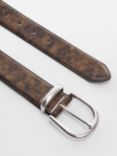 Mango Maru Faded Effect Belt, Brown