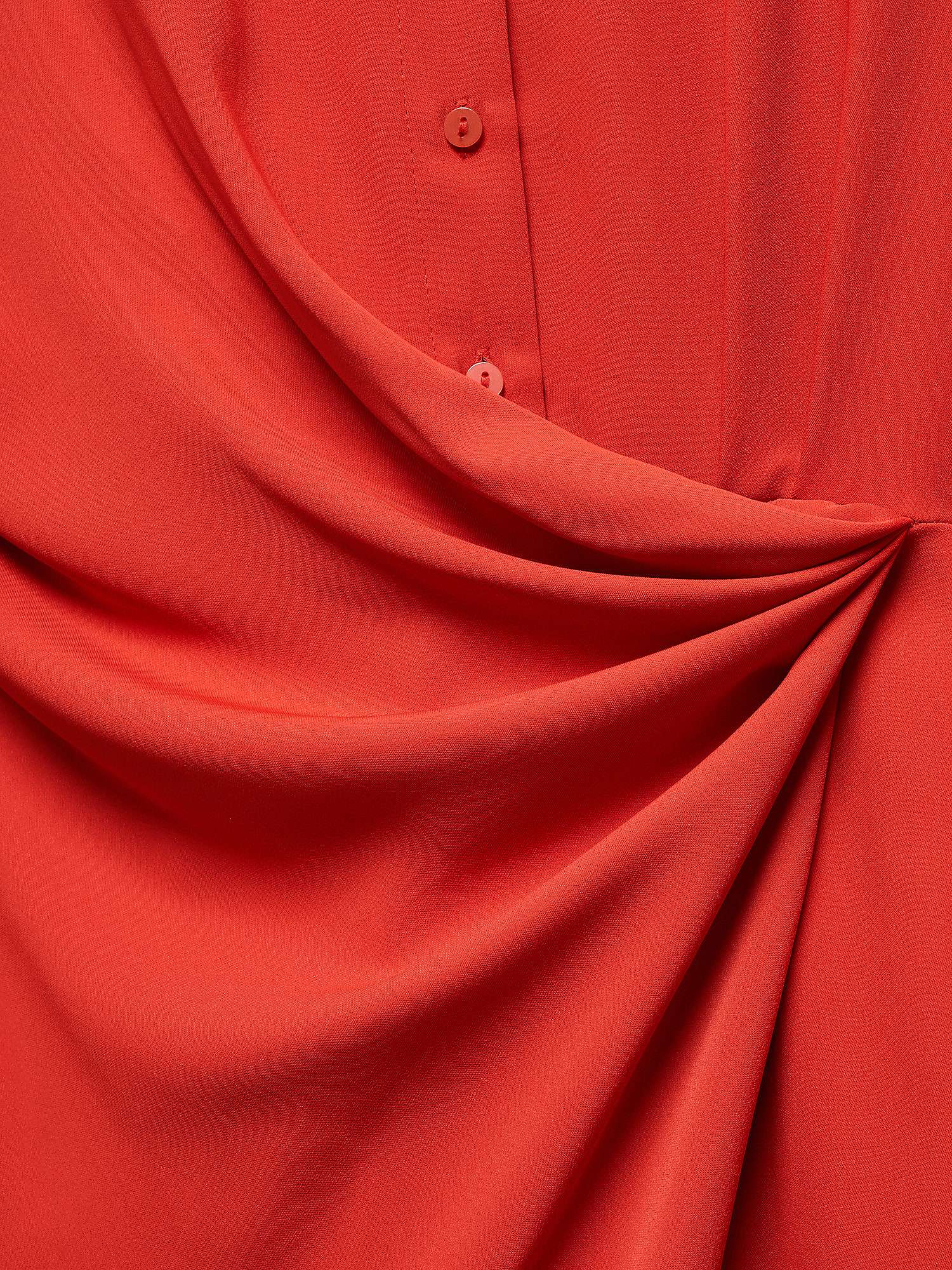 Buy Mango Tomi Draped Wrap Mini Dress, Red Online at johnlewis.com