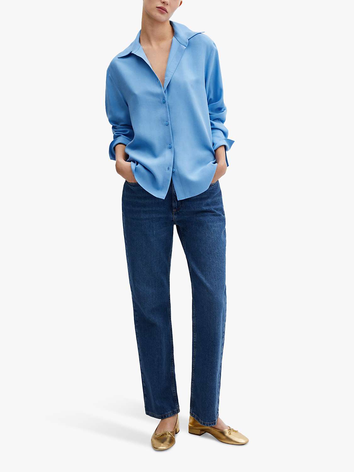 Buy Mango Lima Fluid Shirt Online at johnlewis.com