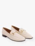 Mango Sino Leather Metallic Detail Loafers