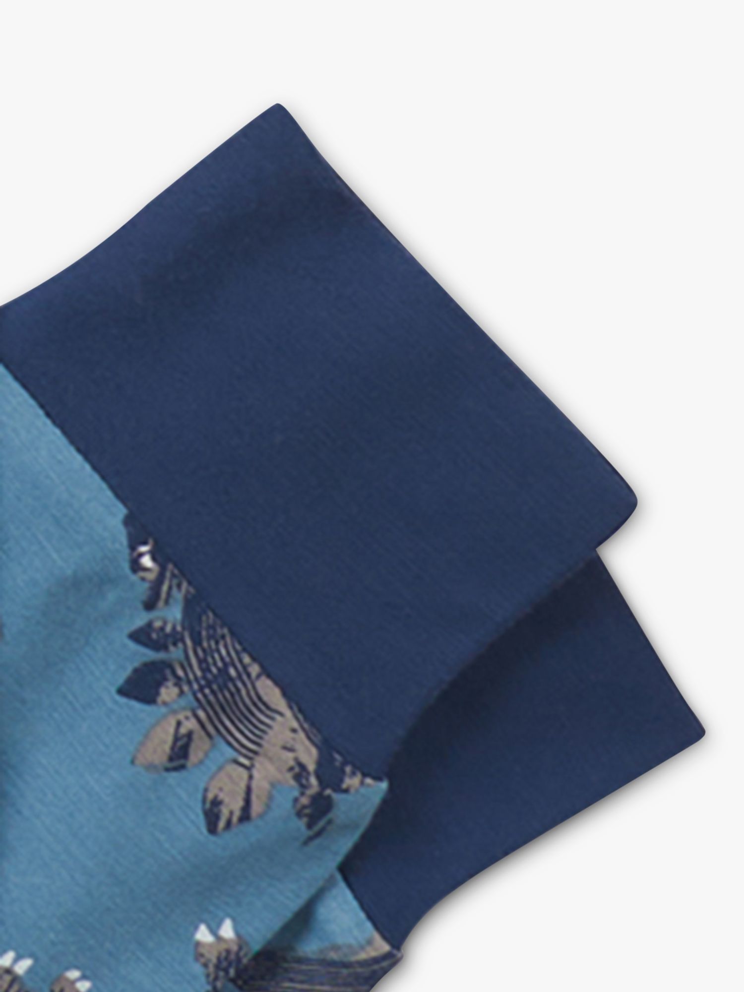 Hatley Kids' Broken Dino Stamp Pyjamas Set, Blue Heaven, 2 years