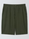 John Lewis Ultra Soft Modal Lounge Shorts, Green Khaki