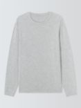 John Lewis Modal Long Sleeve Lounge Top, Grey Marl