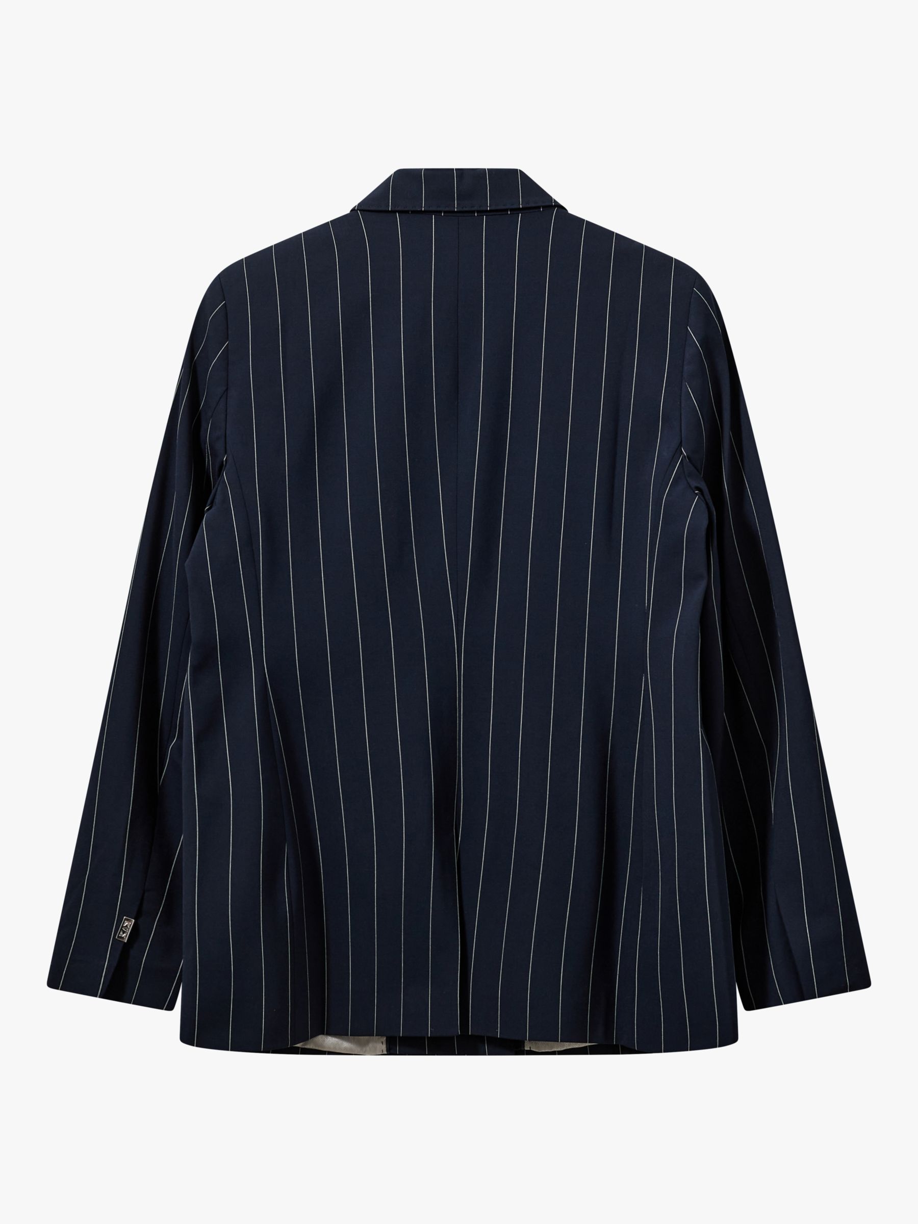 Buy MOS MOSH Beta Roy Double Breasted Pinstripe Blazer, Salute Navy Online at johnlewis.com
