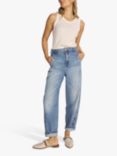 MOS MOSH Barrel Mon Boyfriend Jeans, Blue