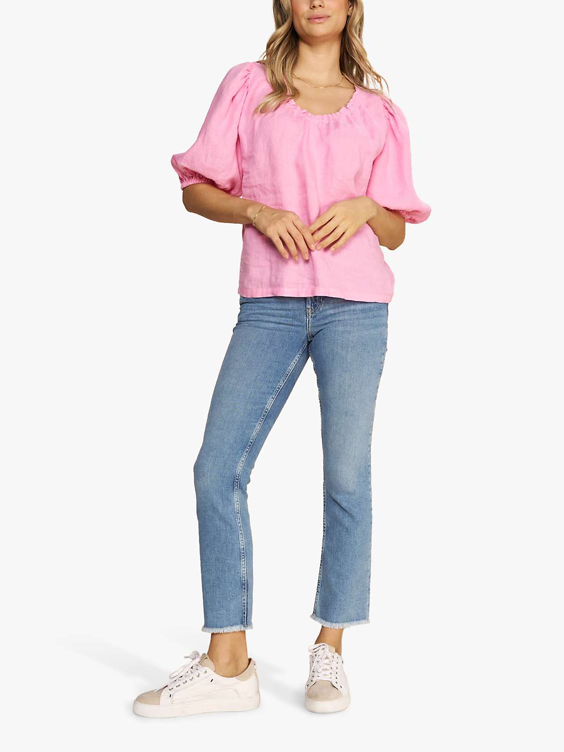 Buy MOS MOSH Ashley Mateos Flared Jeans, Blue Online at johnlewis.com