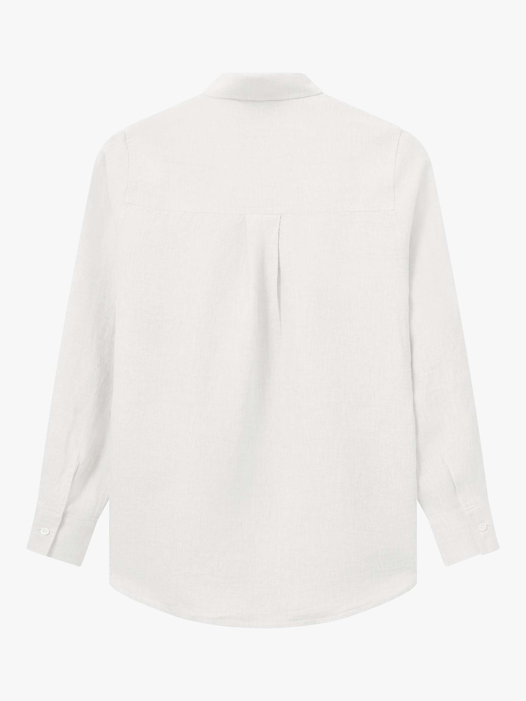 Buy MOS MOSH Karli Linen Shirt, White Online at johnlewis.com