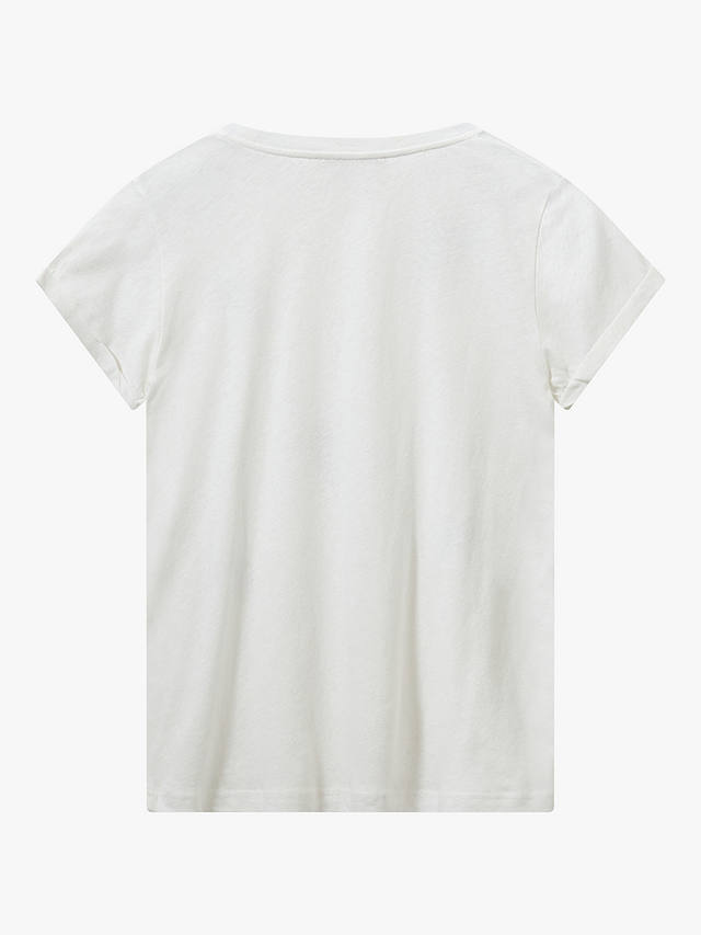 MOS MOSH Laura Glam Short Sleeve T-Shirt, White