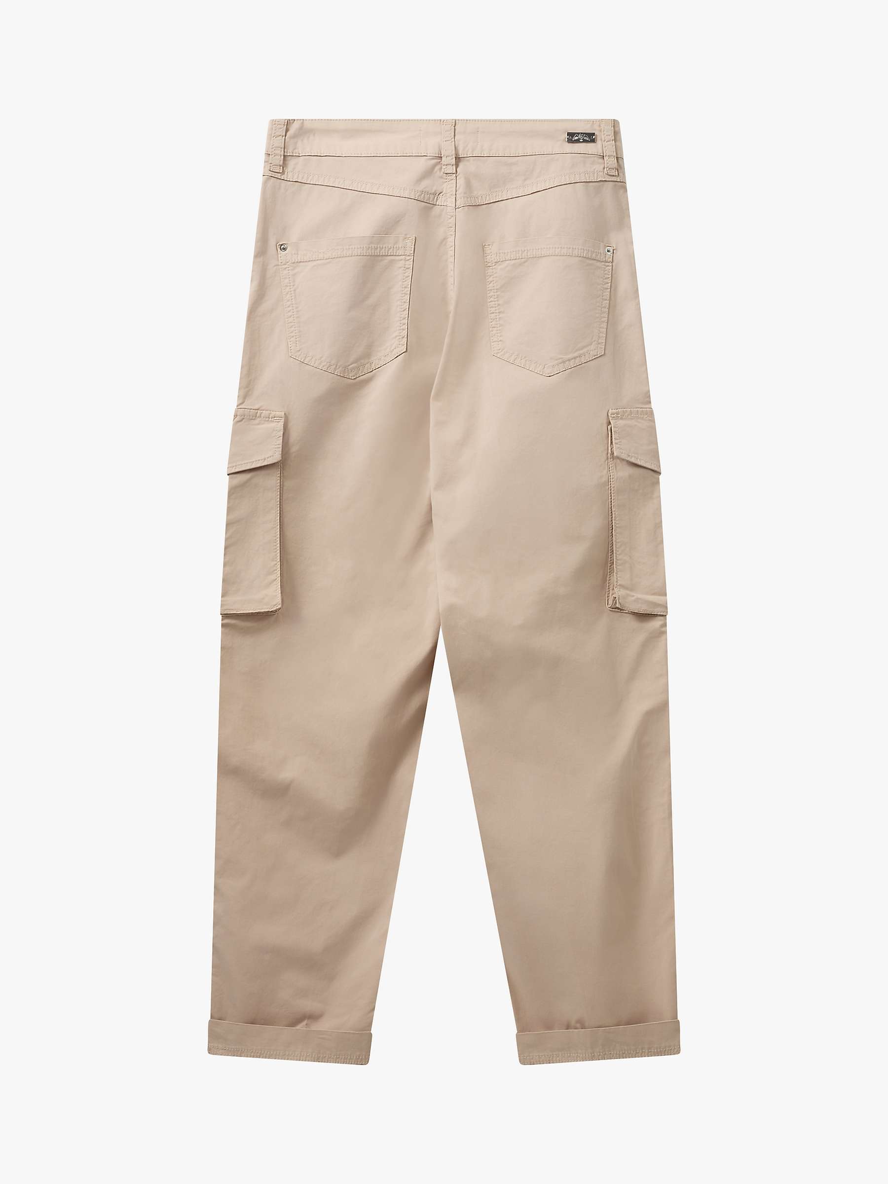 Buy MOS MOSH Adeline Cargo Trousers, Cement Online at johnlewis.com