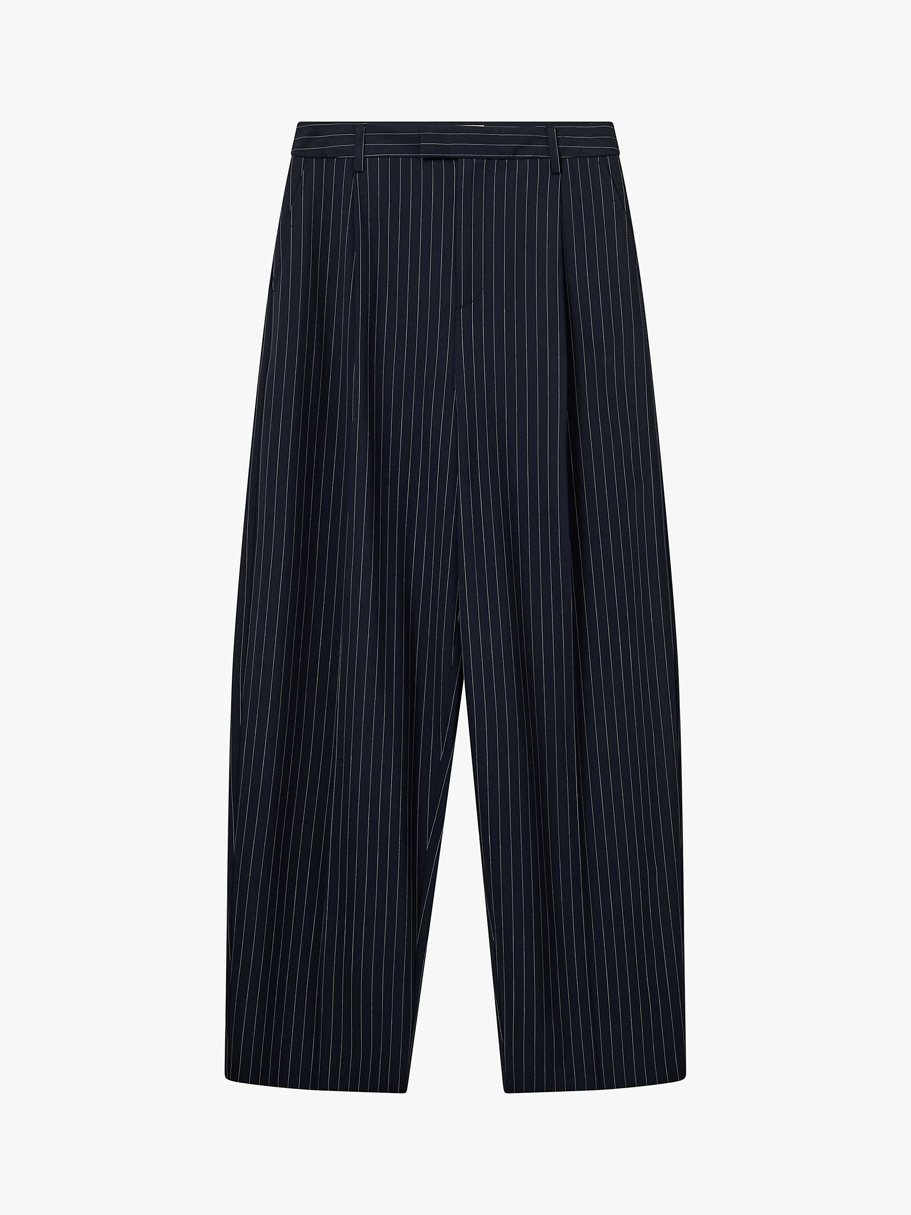 Buy MOS MOSH Arven Roy Pinstripe Trousers, Salute Navy Online at johnlewis.com