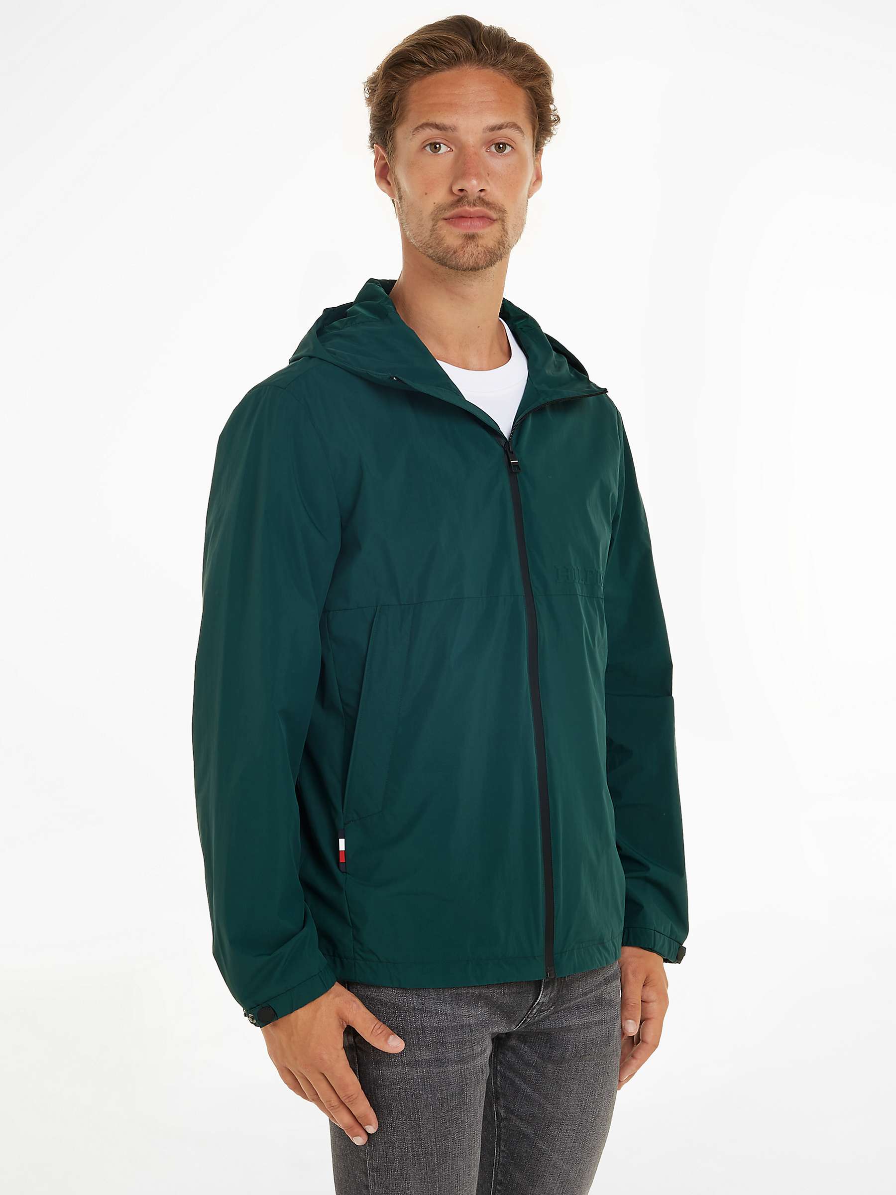 Buy Tommy Hilfiger Hooded Windbreaker Jacket Online at johnlewis.com