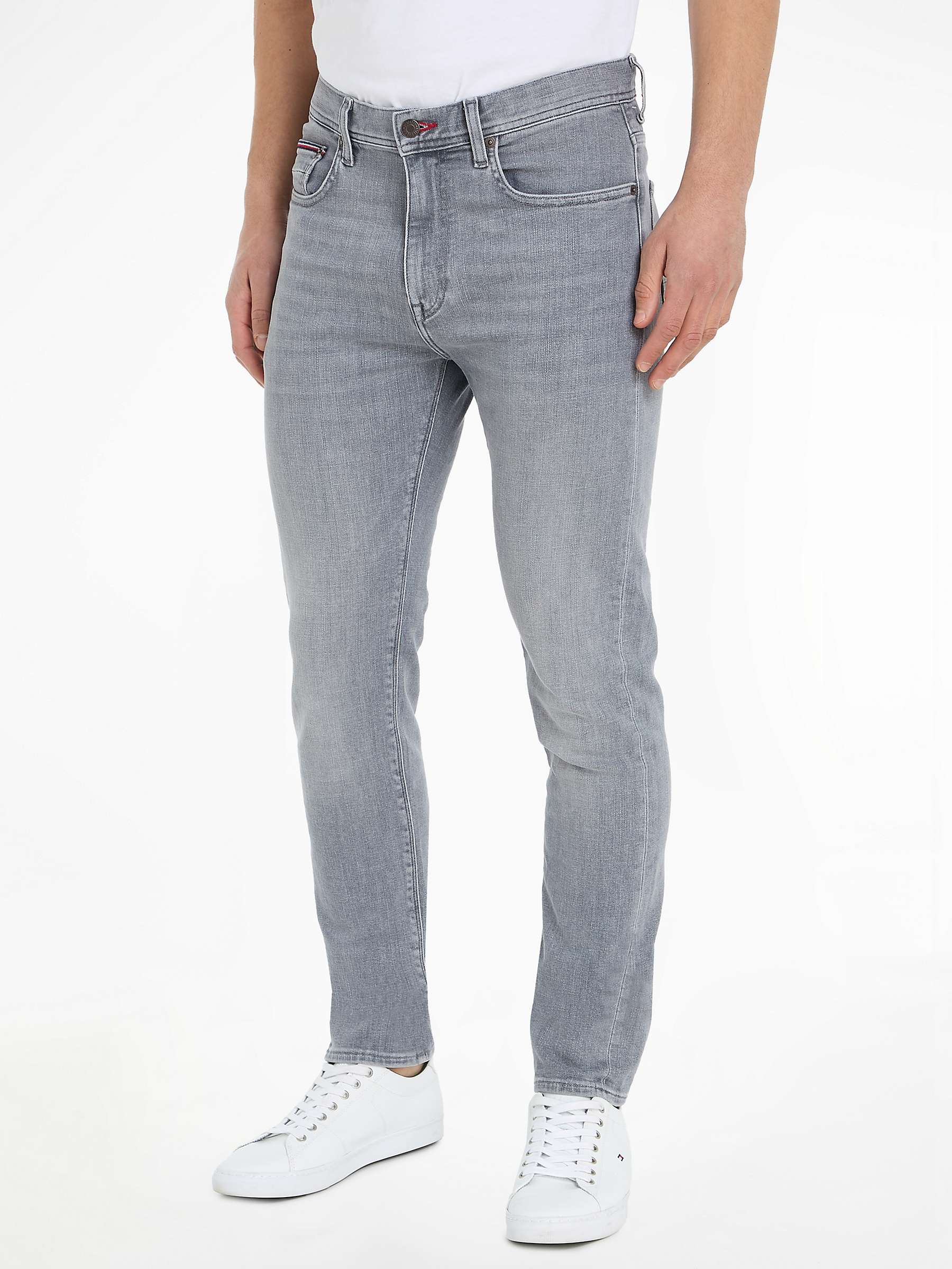 Buy Tommy Hilfiger Bleecker Slim Jeans, Reed Grey Online at johnlewis.com
