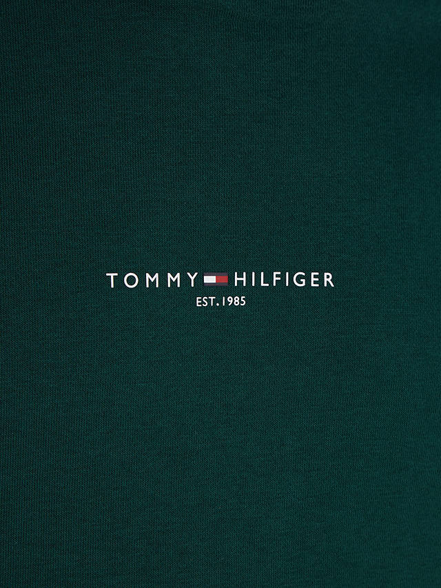 Tommy Hilfiger Organic Cotton Blend Logo Hoodie, Hunter