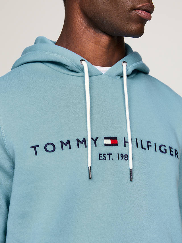 Tommy Hilfiger Logo Hoodie, Sleepy Blue