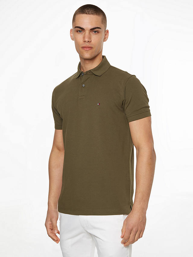 Tommy Hilfiger 1985 Regular Fit Polo Shirt, Army Green