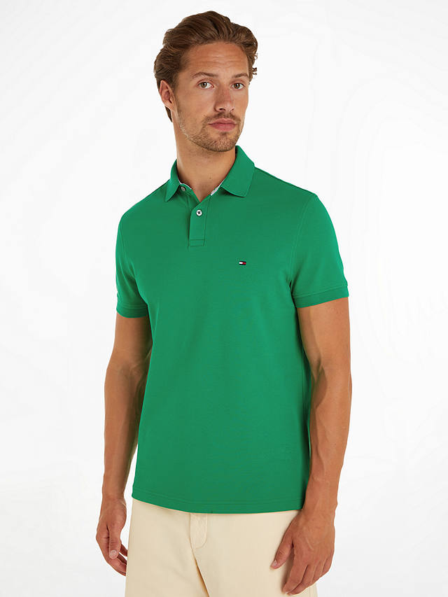 Tommy Hilfiger 1985 Classic Short Sleeve Polo Shirt, Olympic Green