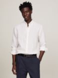Tommy Hilfiger Linen Stripe Shirt, White/Beige